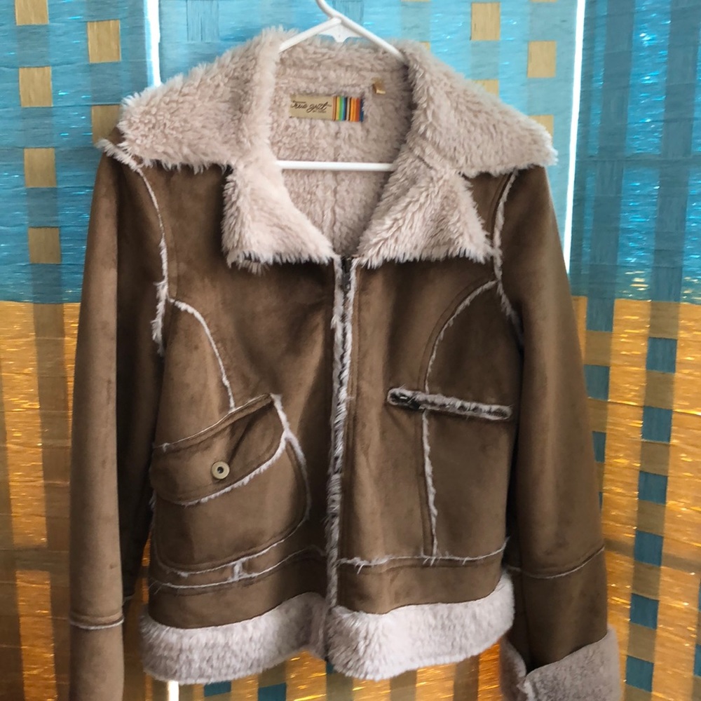 True Grit Dry Goods M soft Sherpa jacket